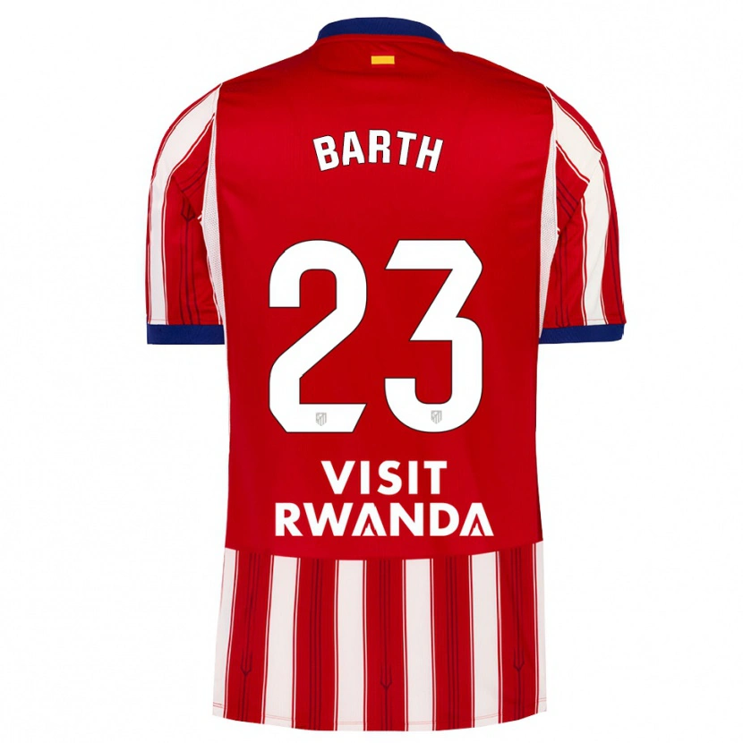 Danxen Herren Merle Barth #23 Königsblau Rot Weiß Heimtrikot Trikot 2026/27 T-Shirt Österreich