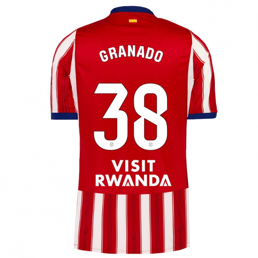 Danxen Herren Adrian Granado #38 Königsblau Rot Weiß Heimtrikot Trikot 2026/27 T-Shirt Österreich
