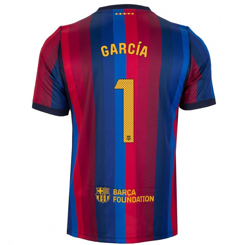 Danxen Herren Joan García #1 Königsblau Rot Gelb Heimtrikot Trikot 2026/27 T-Shirt Österreich
