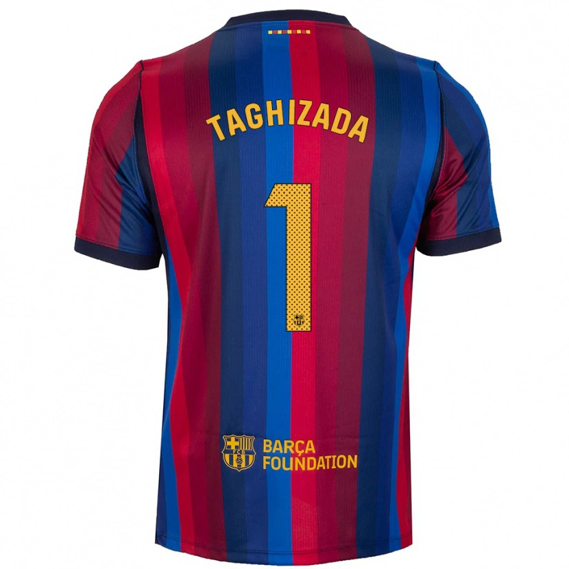 Danxen Herren Eldar Taghizada #1 Königsblau Rot Gelb Heimtrikot Trikot 2026/27 T-Shirt Österreich