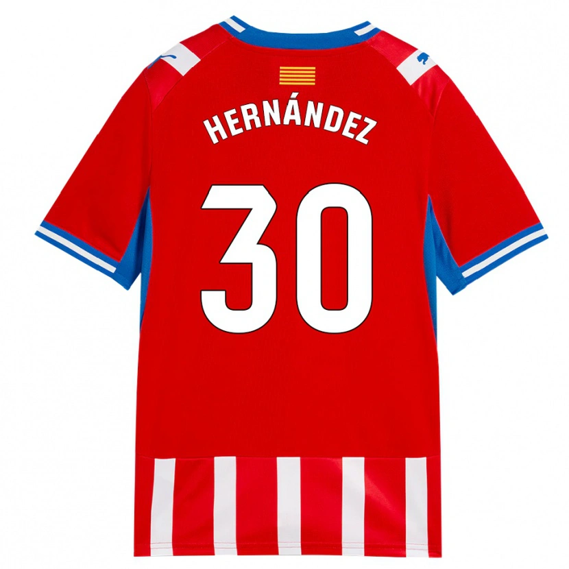 Danxen Herren Unai Hernández #30 Rot Weiß Himmelblau Heimtrikot Trikot 2026/27 T-Shirt Österreich