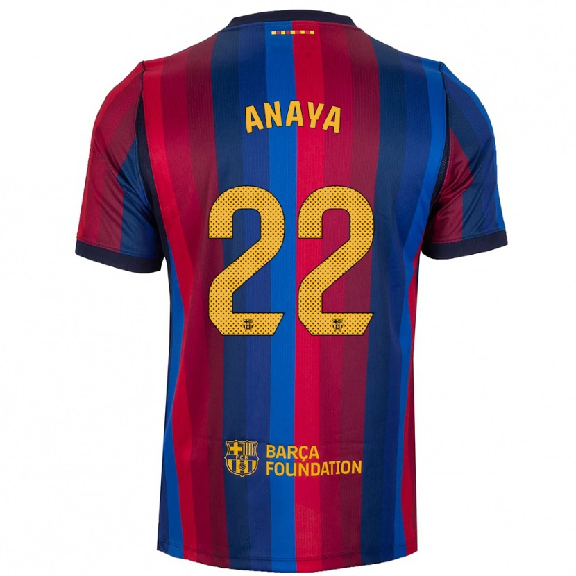Danxen Herren Joan Anaya #22 Königsblau Rot Gelb Heimtrikot Trikot 2026/27 T-Shirt Österreich