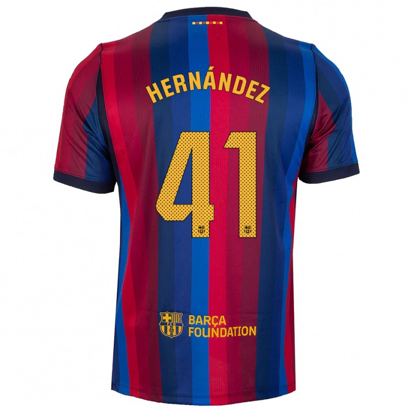 Danxen Herren Juan Hernández #41 Königsblau Rot Gelb Heimtrikot Trikot 2026/27 T-Shirt Österreich