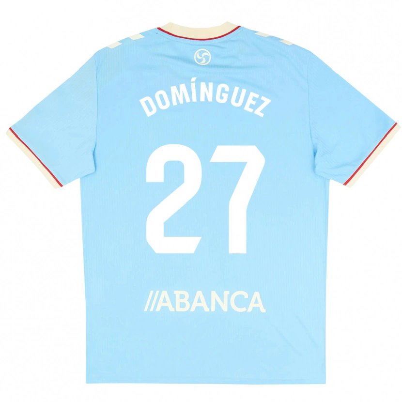 Danxen Herren Emma Domínguez #27 Himmelblau Weiß Rot Heimtrikot Trikot 2026/27 T-Shirt Österreich