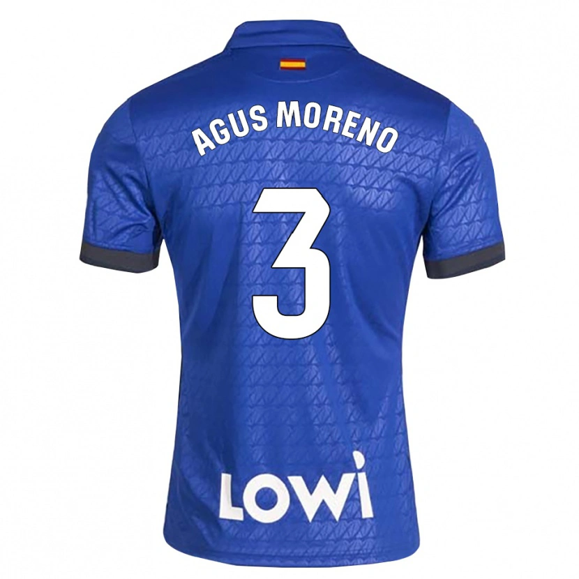 Danxen Herren Agus Moreno #3 Blau Weiß Schwarz Heimtrikot Trikot 2026/27 T-Shirt Österreich