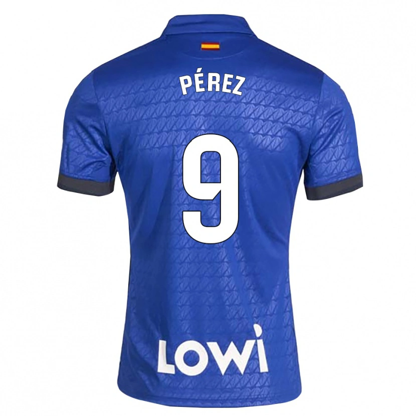 Danxen Herren Joselu Pérez #9 Blau Weiß Schwarz Heimtrikot Trikot 2026/27 T-Shirt Österreich