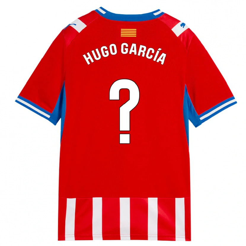 Danxen Herren Hugo García #0 Rot Weiß Himmelblau Heimtrikot Trikot 2026/27 T-Shirt Österreich