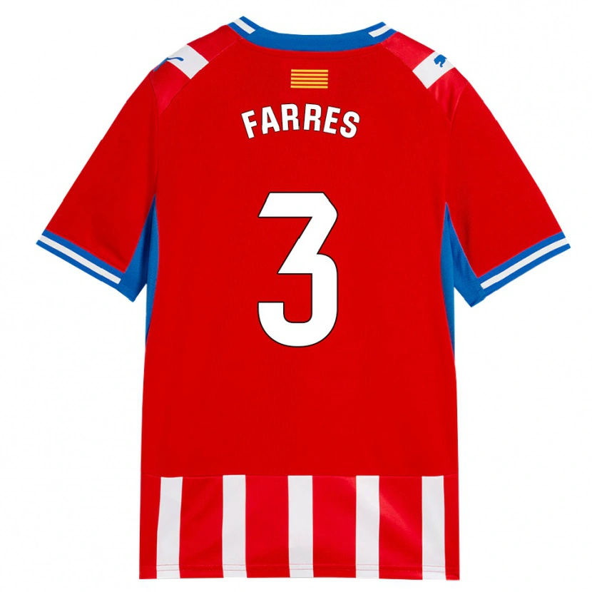 Danxen Herren Biel Farrés #3 Rot Weiß Himmelblau Heimtrikot Trikot 2026/27 T-Shirt Österreich