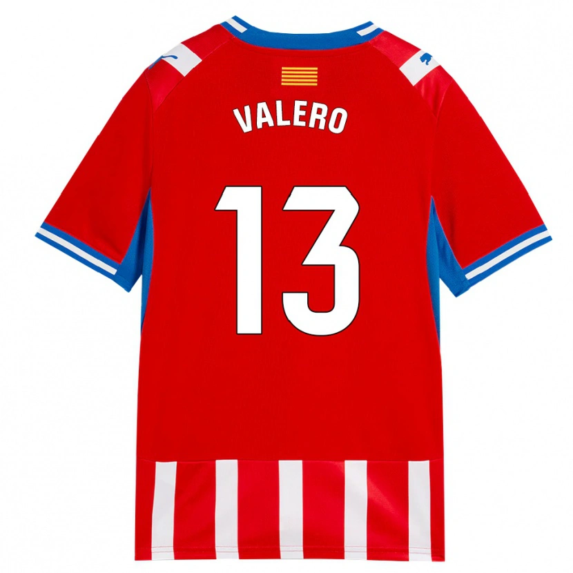 Danxen Herren Eliana Valero #13 Rot Weiß Himmelblau Heimtrikot Trikot 2026/27 T-Shirt Österreich