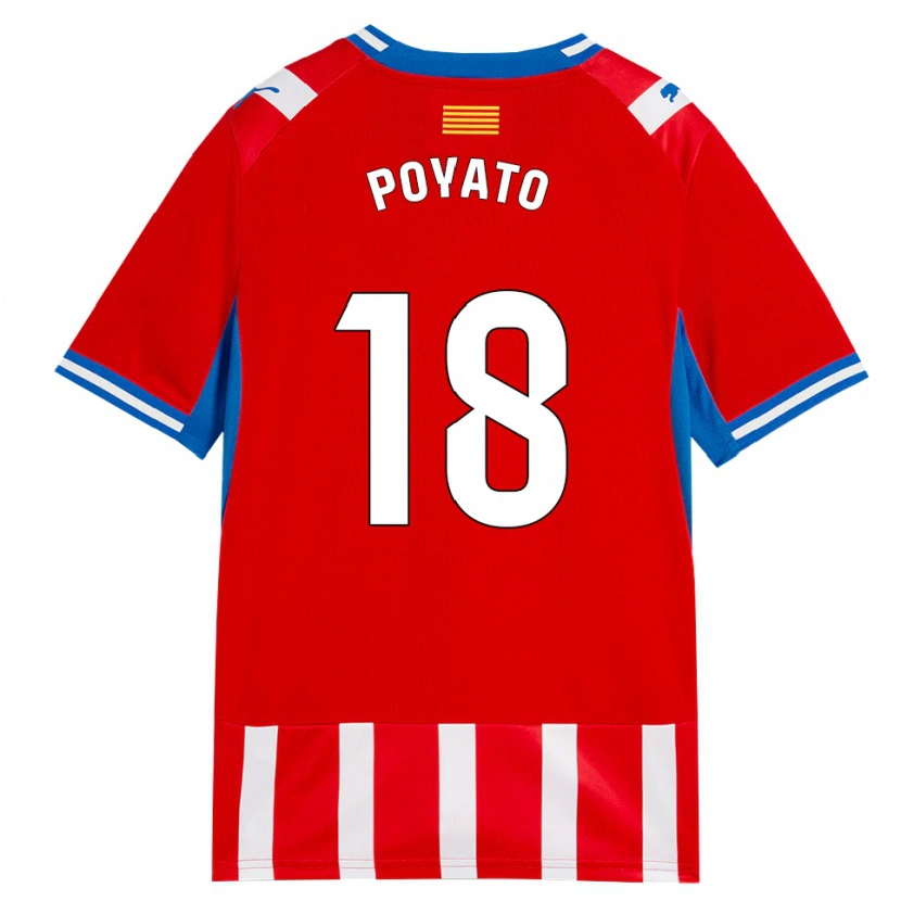 Danxen Herren Marina Poyato #18 Rot Weiß Himmelblau Heimtrikot Trikot 2026/27 T-Shirt Österreich