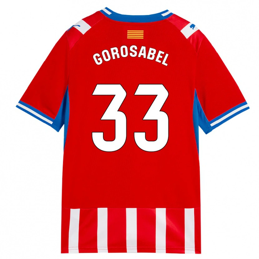 Danxen Herren Jakes Gorosabel #33 Rot Weiß Himmelblau Heimtrikot Trikot 2026/27 T-Shirt Österreich