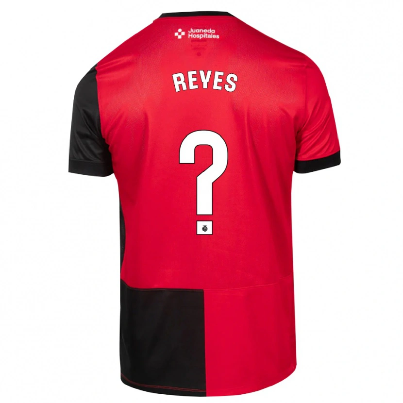 Danxen Herren Borja Reyes #0 Schwarz Rot Weiß Heimtrikot Trikot 2026/27 T-Shirt Österreich