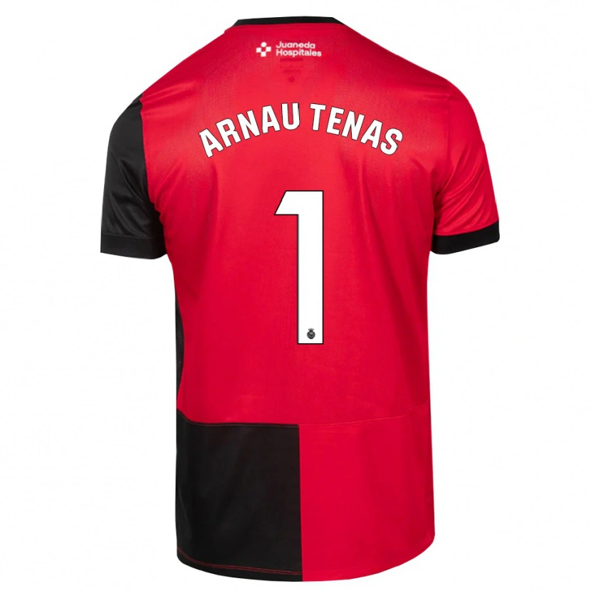 Danxen Herren Arnau Tenas #1 Schwarz Rot Weiß Heimtrikot Trikot 2026/27 T-Shirt Österreich