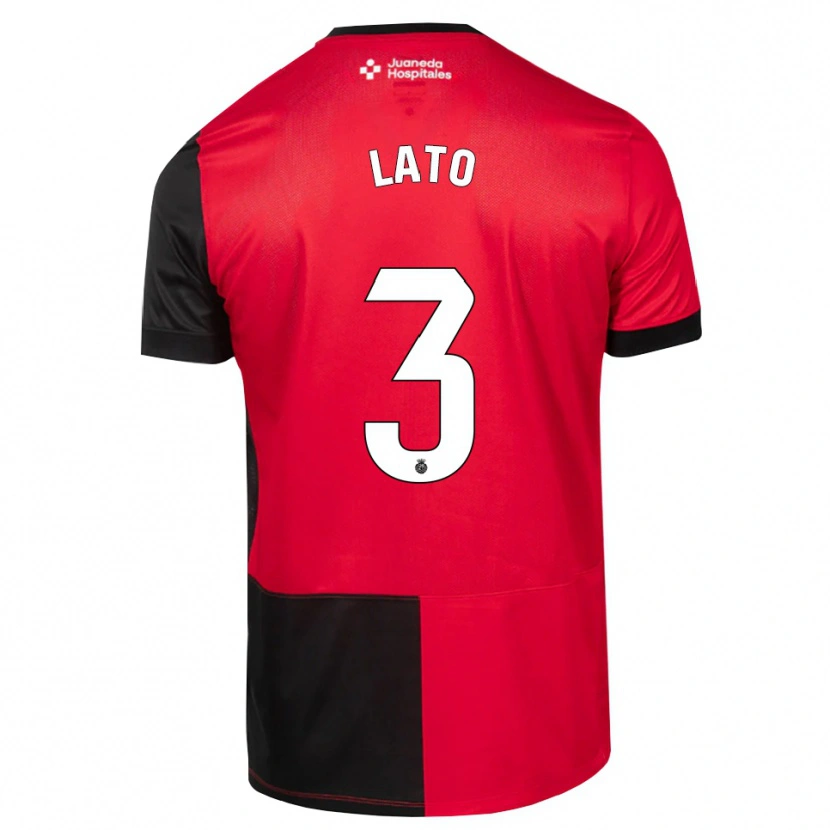 Danxen Herren Toni Lato #3 Schwarz Rot Weiß Heimtrikot Trikot 2026/27 T-Shirt Österreich