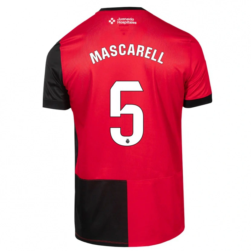 Danxen Herren Omar Mascarell #5 Schwarz Rot Weiß Heimtrikot Trikot 2026/27 T-Shirt Österreich