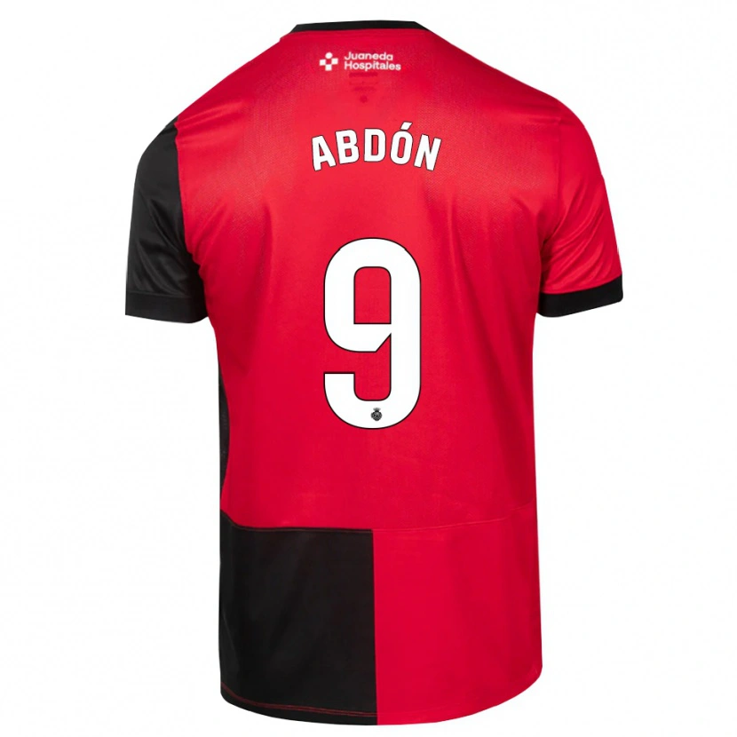 Danxen Herren Abdón Prats #9 Schwarz Rot Weiß Heimtrikot Trikot 2026/27 T-Shirt Österreich