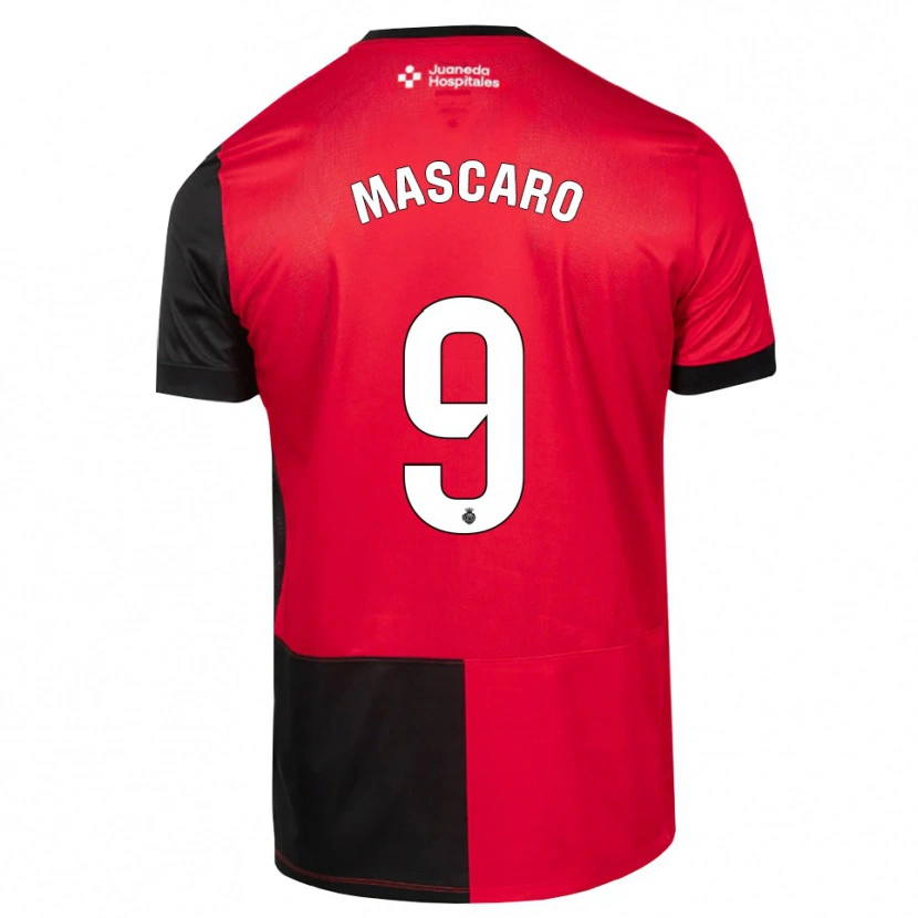 Danxen Herren Pau Mascaró #9 Schwarz Rot Weiß Heimtrikot Trikot 2026/27 T-Shirt Österreich
