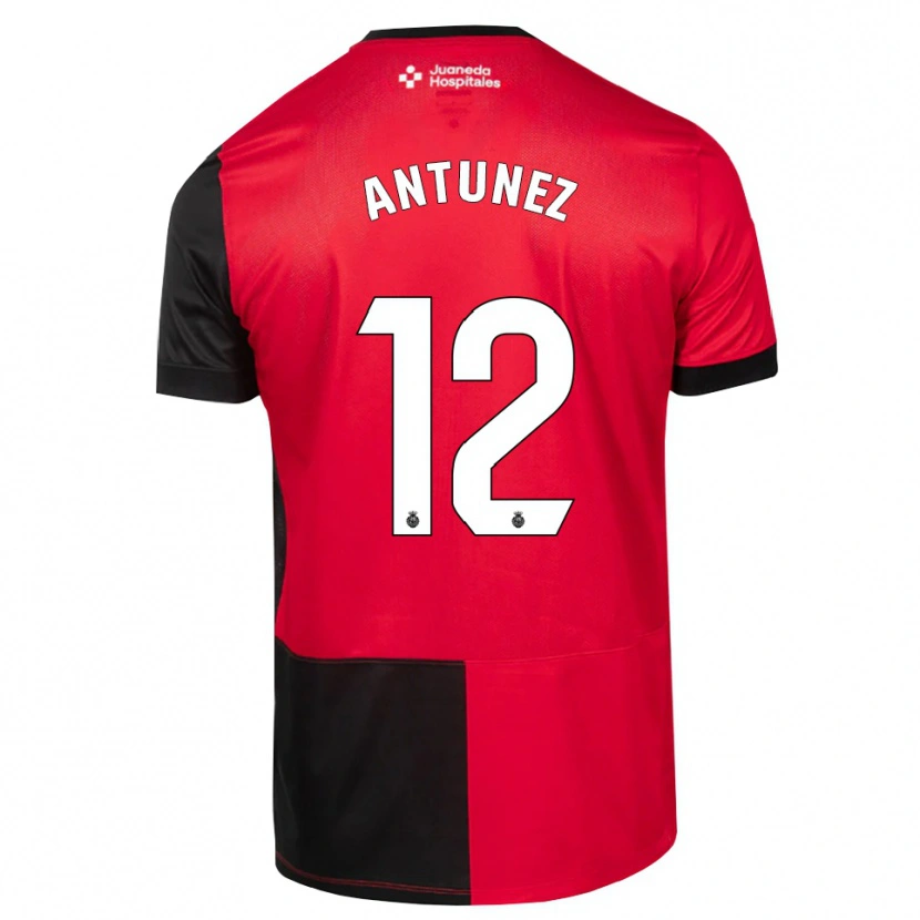 Danxen Herren Yahir Antúnez #12 Schwarz Rot Weiß Heimtrikot Trikot 2026/27 T-Shirt Österreich