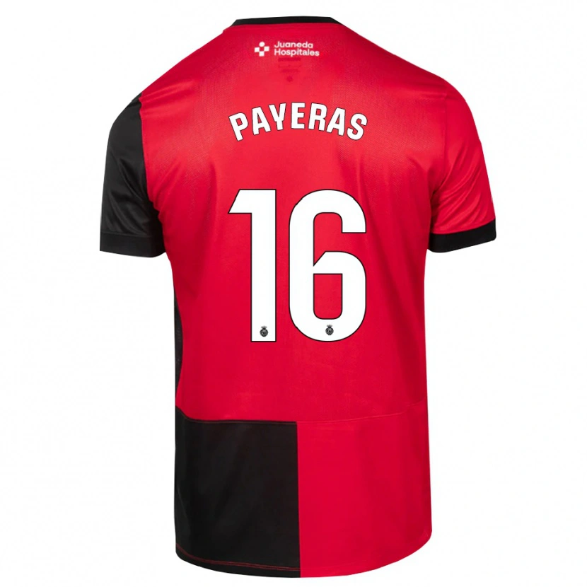 Danxen Herren Martí Payeras #16 Schwarz Rot Weiß Heimtrikot Trikot 2026/27 T-Shirt Österreich