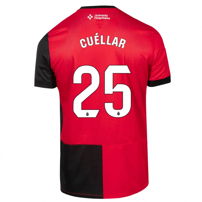 Danxen Herren Iván Cuéllar #25 Schwarz Rot Weiß Heimtrikot Trikot 2026/27 T-Shirt Österreich