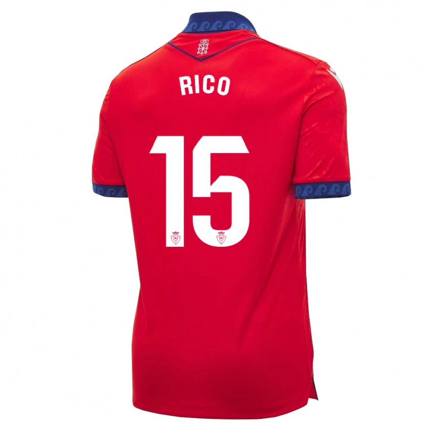 Danxen Herren Diego Rico #15 Rot Marineblau Weiß Heimtrikot Trikot 2026/27 T-Shirt Österreich