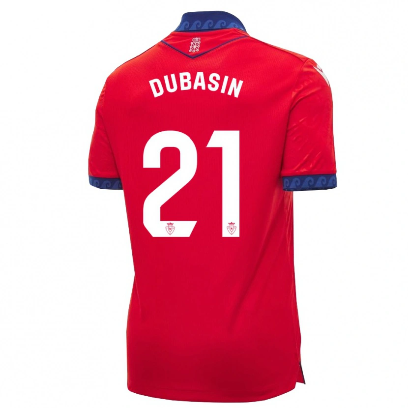 Danxen Herren Jonathan Dubasin #21 Rot Marineblau Weiß Heimtrikot Trikot 2026/27 T-Shirt Österreich
