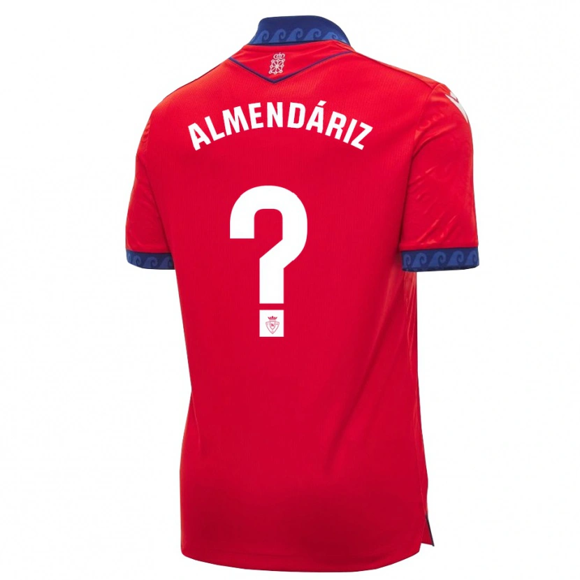 Danxen Herren Kike Almendáriz #0 Rot Marineblau Weiß Heimtrikot Trikot 2026/27 T-Shirt Österreich