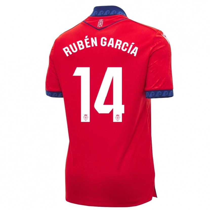 Danxen Herren Rubén García #14 Rot Marineblau Weiß Heimtrikot Trikot 2026/27 T-Shirt Österreich