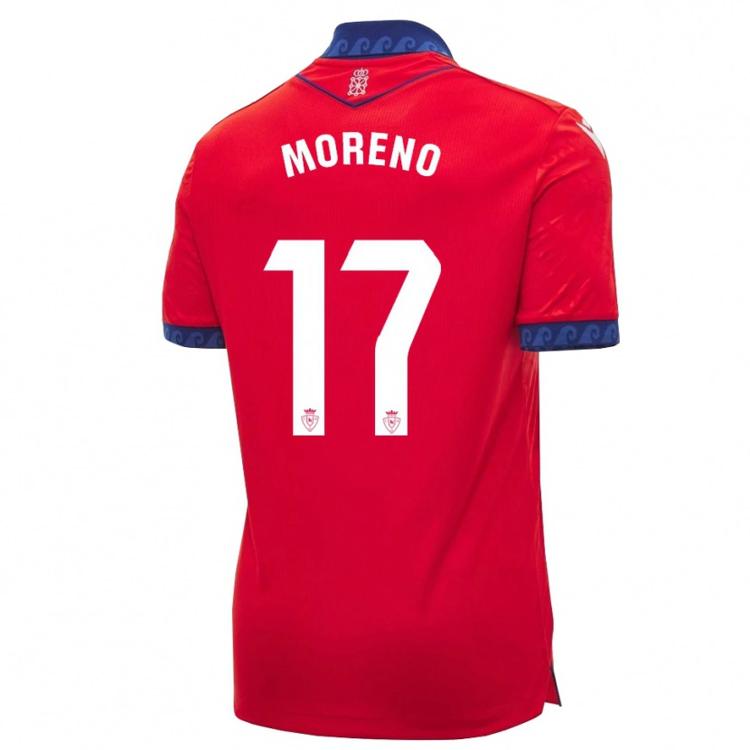 Danxen Herren Pablo Moreno #17 Rot Marineblau Weiß Heimtrikot Trikot 2026/27 T-Shirt Österreich