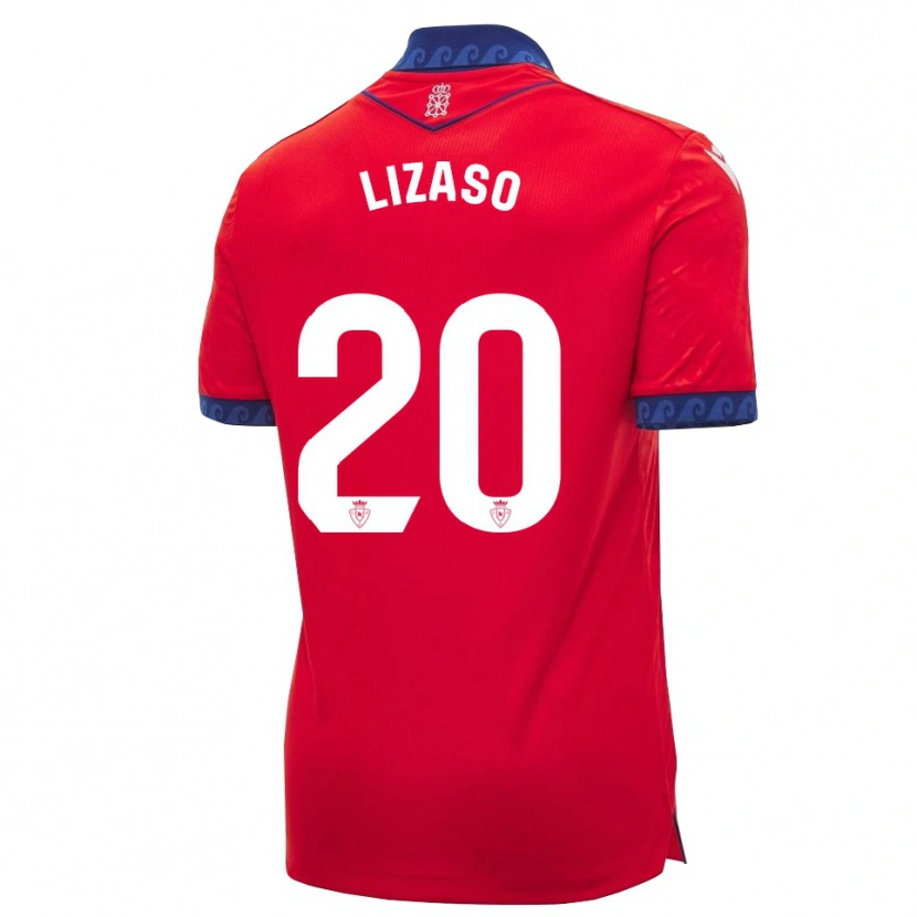 Danxen Herren Iker Lizaso #20 Rot Marineblau Weiß Heimtrikot Trikot 2026/27 T-Shirt Österreich