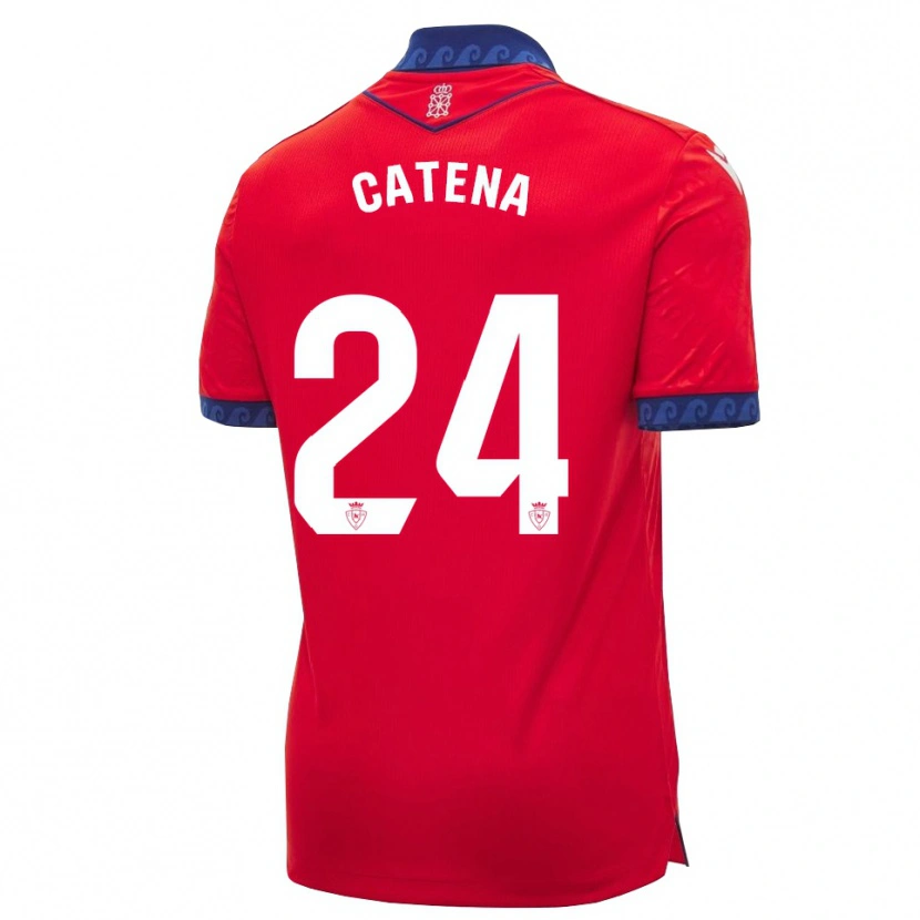 Danxen Herren Alejandro Catena #24 Rot Marineblau Weiß Heimtrikot Trikot 2026/27 T-Shirt Österreich