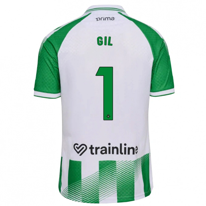 Danxen Herren Noelia Gil #1 Hellgrün Schwarz Weiß Heimtrikot Trikot 2026/27 T-Shirt Österreich