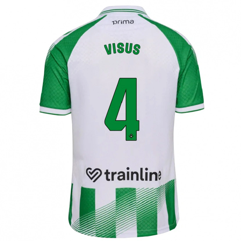 Danxen Herren Ricardo Visus #4 Hellgrün Schwarz Weiß Heimtrikot Trikot 2026/27 T-Shirt Österreich