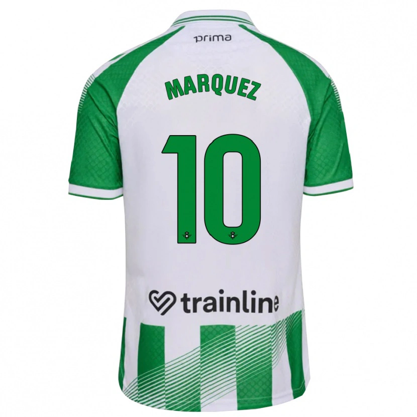 Danxen Herren Rosa Márquez #10 Hellgrün Schwarz Weiß Heimtrikot Trikot 2026/27 T-Shirt Österreich