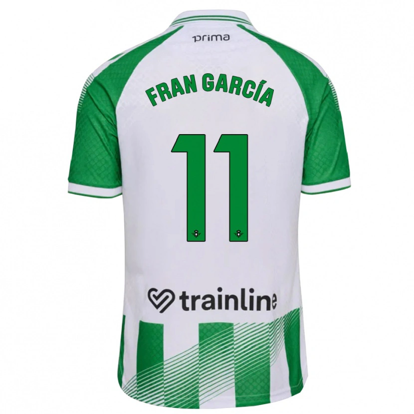 Danxen Herren Fran García #11 Hellgrün Schwarz Weiß Heimtrikot Trikot 2026/27 T-Shirt Österreich