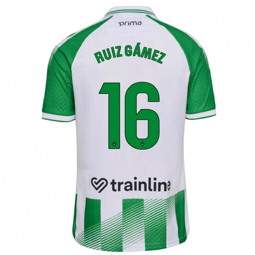 Danxen Herren María Ruiz #16 Hellgrün Schwarz Weiß Heimtrikot Trikot 2026/27 T-Shirt Österreich