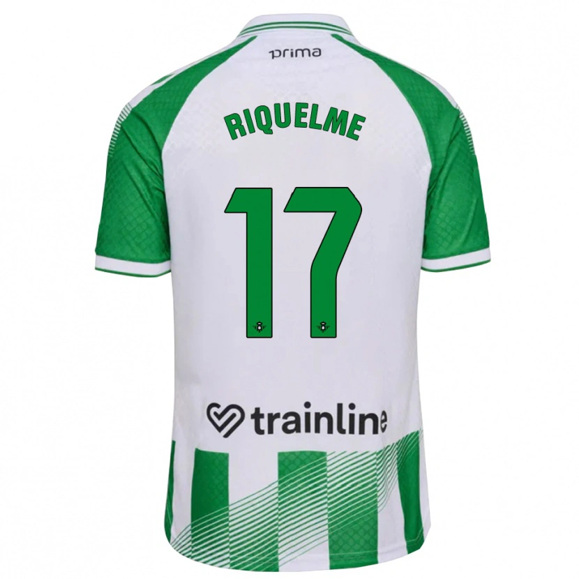 Danxen Herren Rodrigo Riquelme #17 Hellgrün Schwarz Weiß Heimtrikot Trikot 2026/27 T-Shirt Österreich
