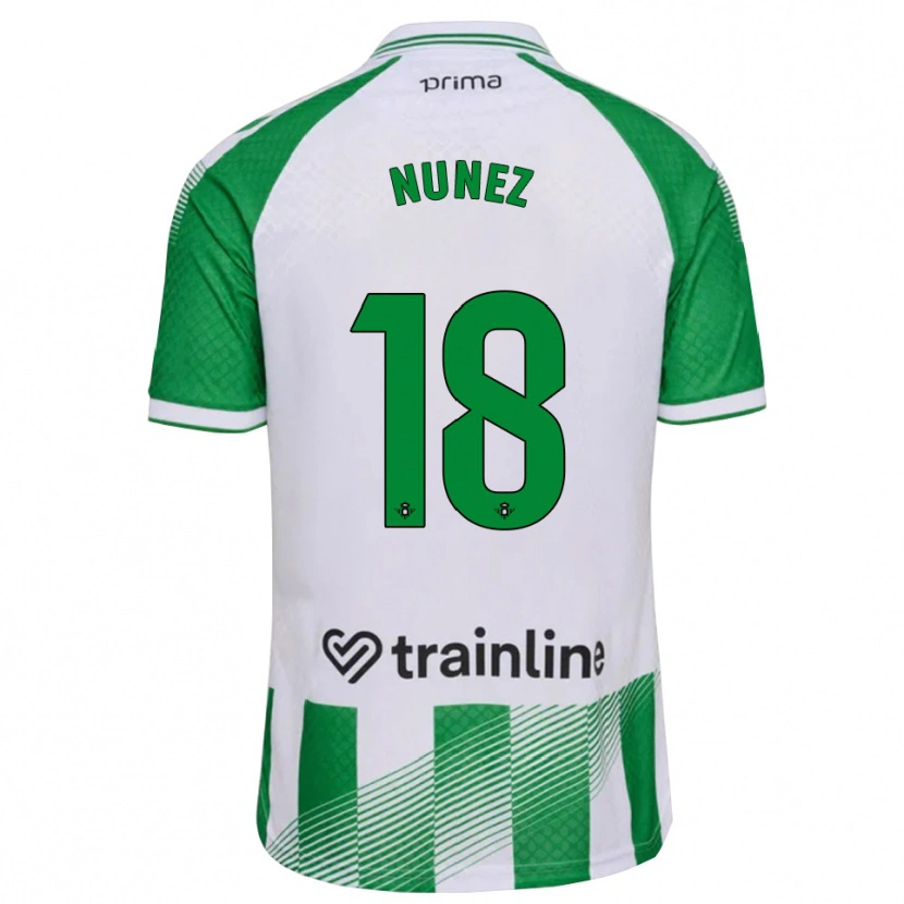 Danxen Herren Romina Núñez #18 Hellgrün Schwarz Weiß Heimtrikot Trikot 2026/27 T-Shirt Österreich