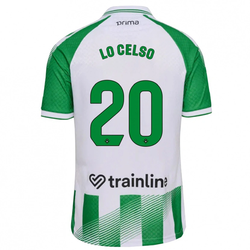 Danxen Herren Giovani Lo Celso #20 Hellgrün Schwarz Weiß Heimtrikot Trikot 2026/27 T-Shirt Österreich