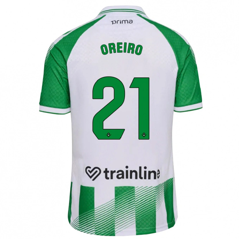 Danxen Herren Jorge Oreiro #21 Hellgrün Schwarz Weiß Heimtrikot Trikot 2026/27 T-Shirt Österreich
