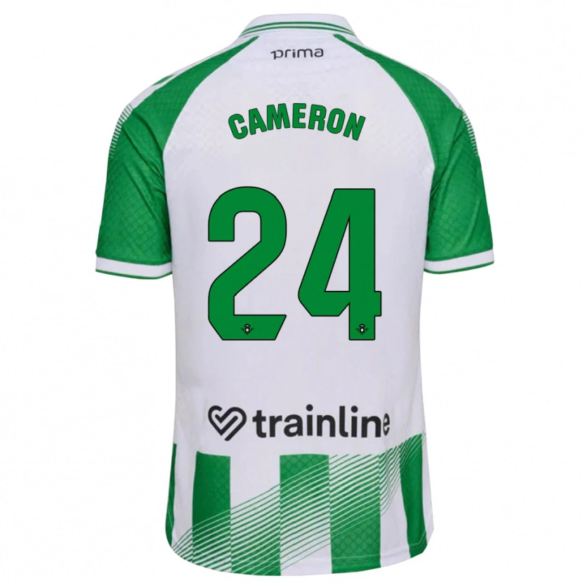 Danxen Herren Tiffany Devonna Cameron #24 Hellgrün Schwarz Weiß Heimtrikot Trikot 2026/27 T-Shirt Österreich