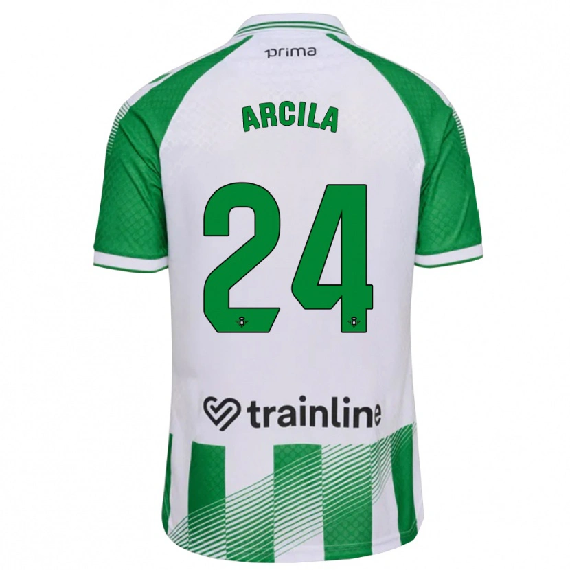 Danxen Herren Jhon Arcila #24 Hellgrün Schwarz Weiß Heimtrikot Trikot 2026/27 T-Shirt Österreich