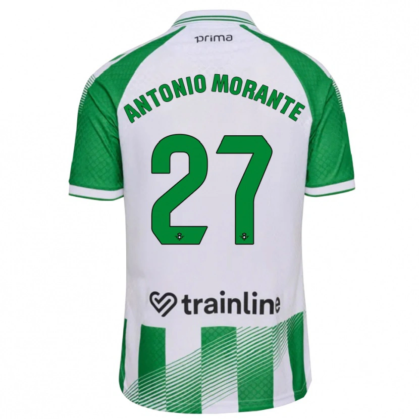 Danxen Herren José Antonio Morante #27 Hellgrün Schwarz Weiß Heimtrikot Trikot 2026/27 T-Shirt Österreich
