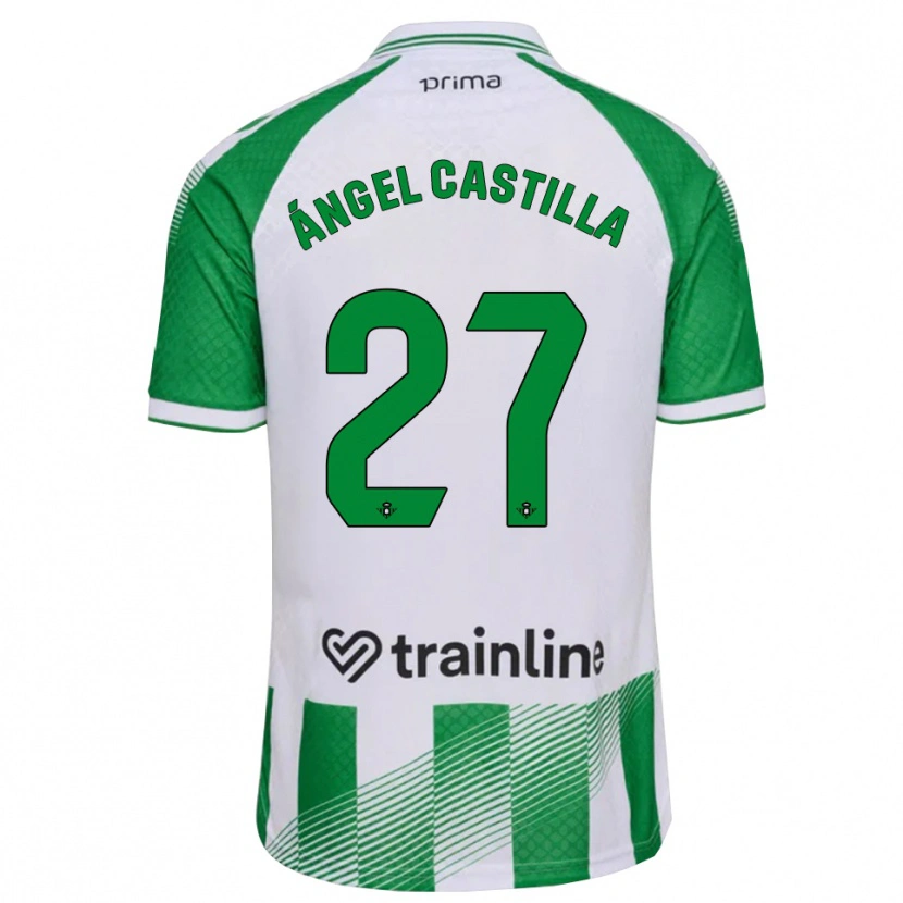 Danxen Herren Miguel Ángel Castilla #27 Hellgrün Schwarz Weiß Heimtrikot Trikot 2026/27 T-Shirt Österreich