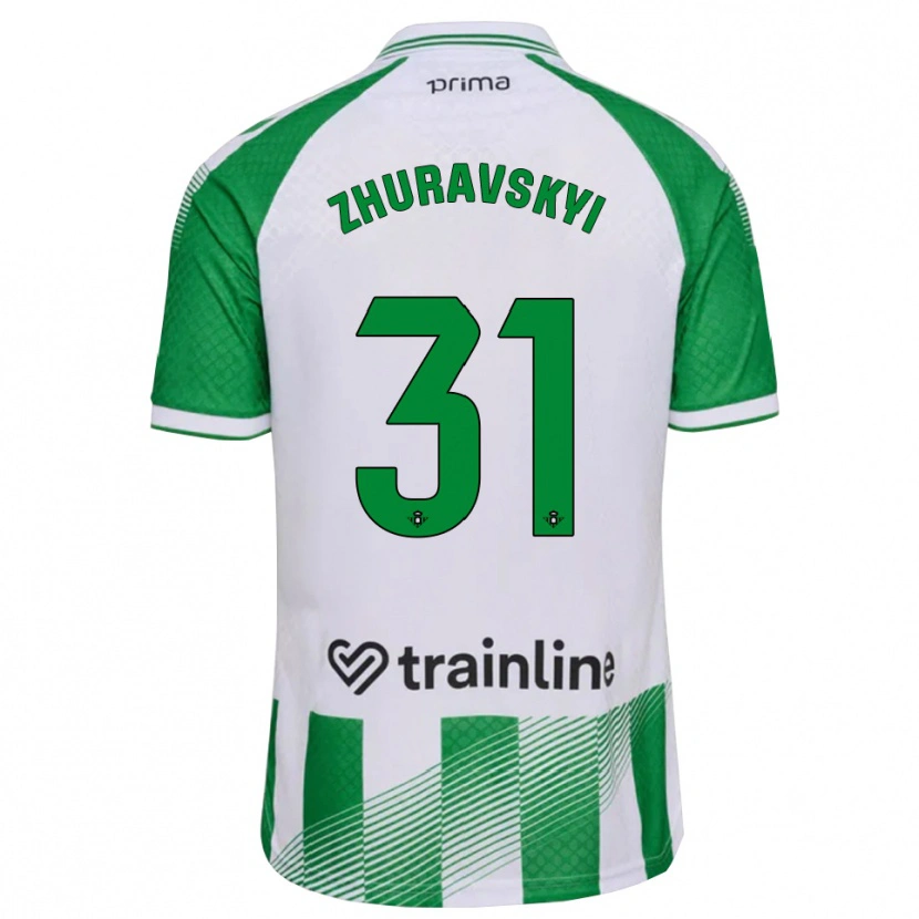 Danxen Herren Yan Zhuravskyi #31 Hellgrün Schwarz Weiß Heimtrikot Trikot 2026/27 T-Shirt Österreich