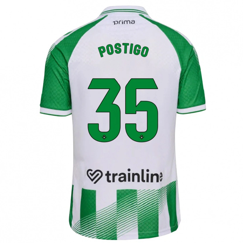 Danxen Herren Alejandro Postigo #35 Hellgrün Schwarz Weiß Heimtrikot Trikot 2026/27 T-Shirt Österreich