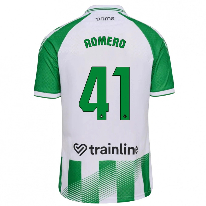 Danxen Herren José Romero #41 Hellgrün Schwarz Weiß Heimtrikot Trikot 2026/27 T-Shirt Österreich