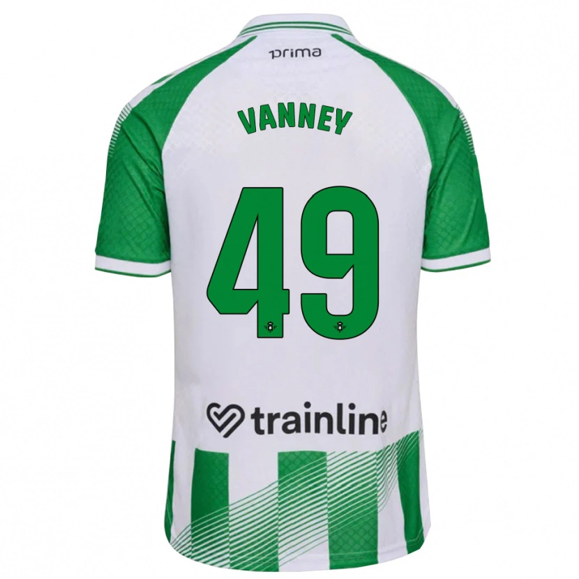 Danxen Herren Dylan Vanney #49 Hellgrün Schwarz Weiß Heimtrikot Trikot 2026/27 T-Shirt Österreich