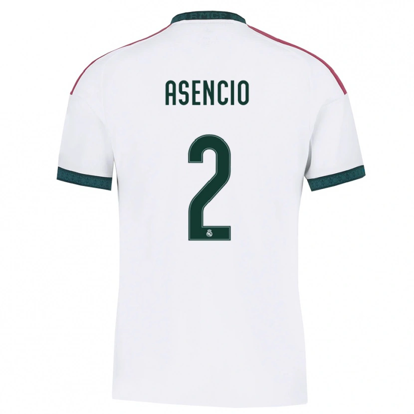 Danxen Herren Raúl Asencio #2 Dunkelgrün Weiß Rot Heimtrikot Trikot 2026/27 T-Shirt Österreich