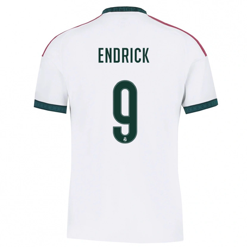 Danxen Herren Endrick Felipe Moreira De Sousa #9 Dunkelgrün Weiß Rot Heimtrikot Trikot 2026/27 T-Shirt Österreich